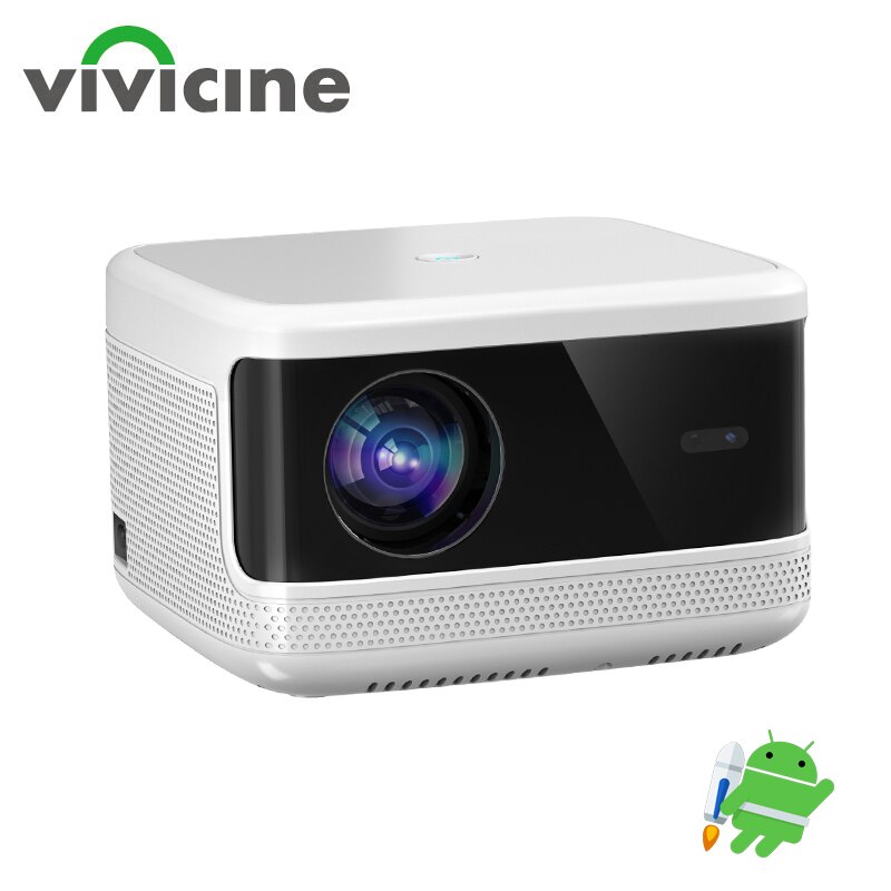 Vivicine K6 ȵ̵ 9.0 Ǯ HD 1080P , ޴  Ŀ LED  Ȩ þ   